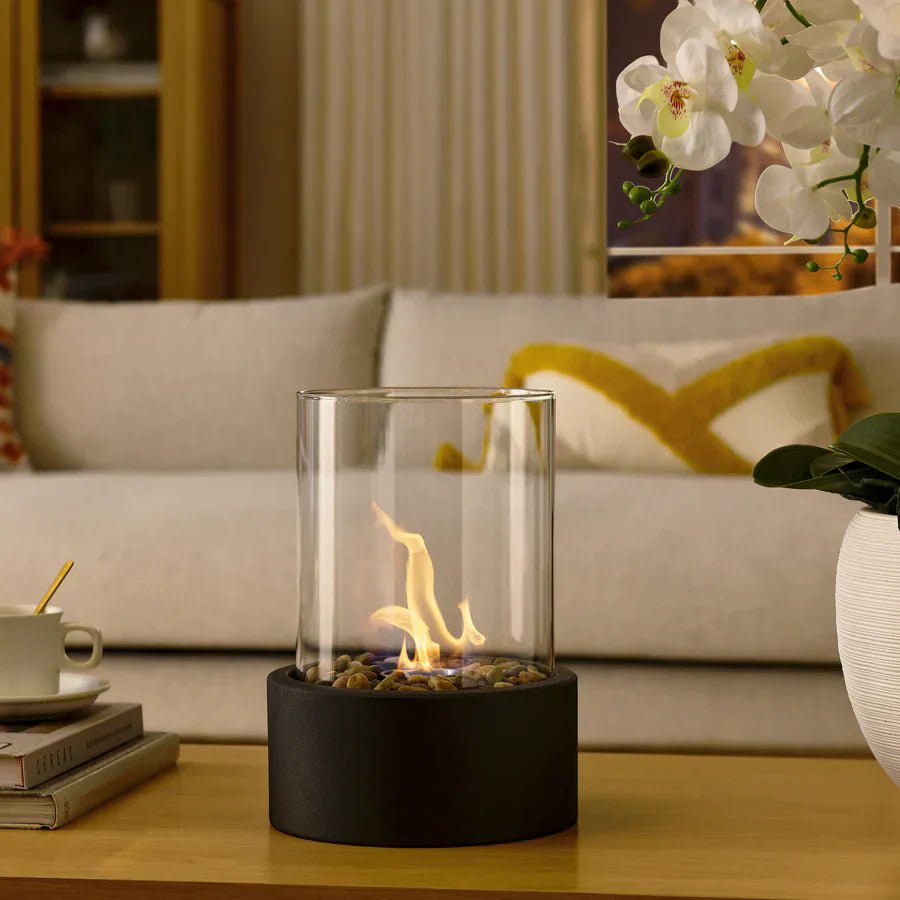 Tabletop Bioethanol Fireplace — Smokeless & Portable