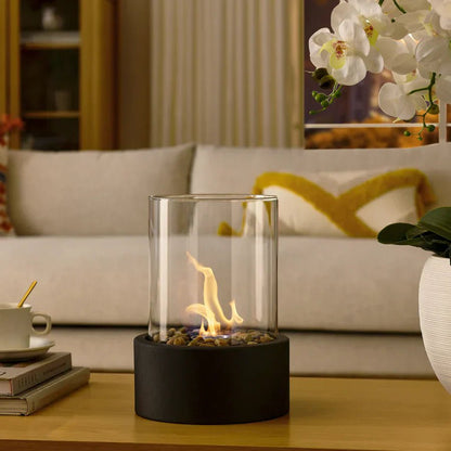 Tabletop Bioethanol Fireplace — Smokeless & Portable