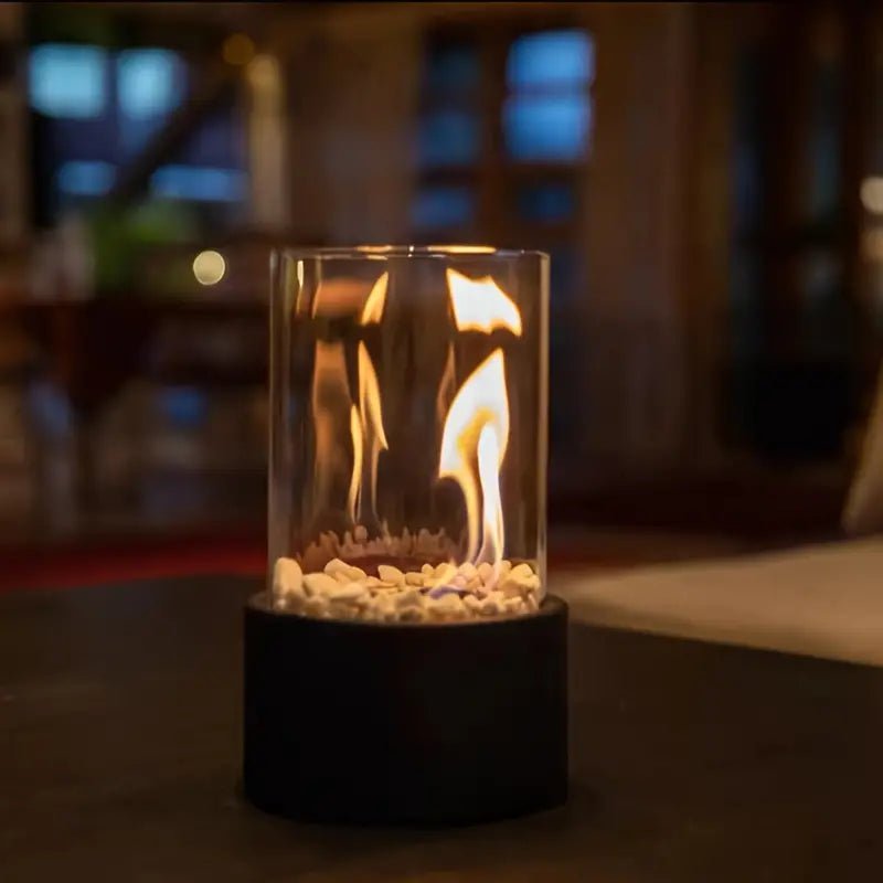 Tabletop Bioethanol Fireplace — Smokeless & Portable
