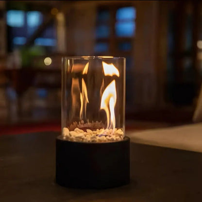 Tabletop Bioethanol Fireplace — Smokeless & Portable