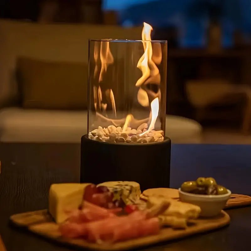 Tabletop Bioethanol Fireplace — Smokeless & Portable