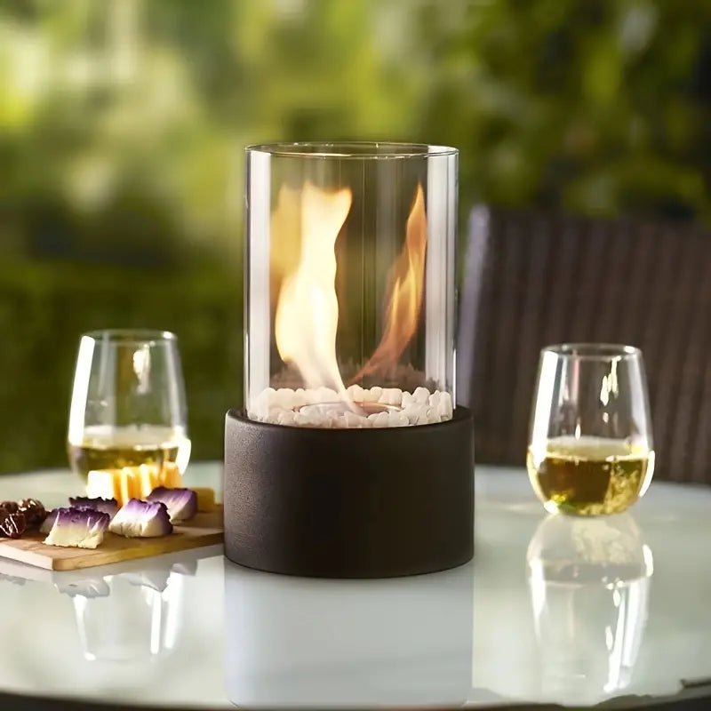 Tabletop Bioethanol Fireplace — Smokeless & Portable