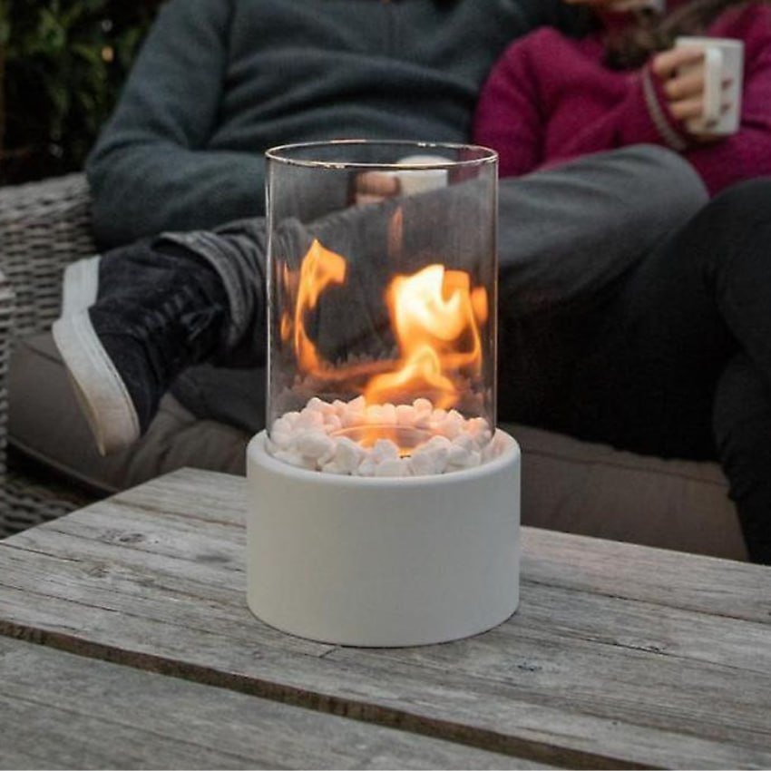 Tabletop Bioethanol Fireplace — Smokeless & Portable