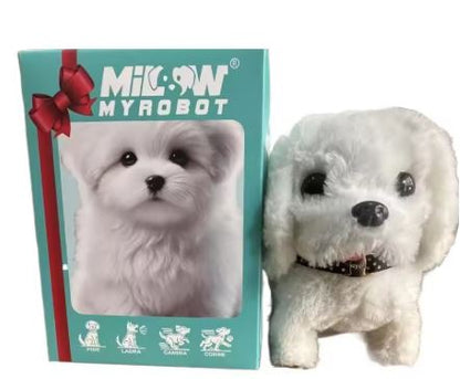 Interactive Plush Dog — Tail-Wagging Realistic Companion