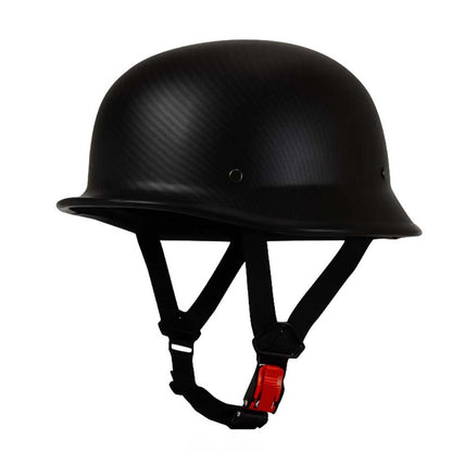 Open-Face Motorcycle Helmet — Vintage Style
