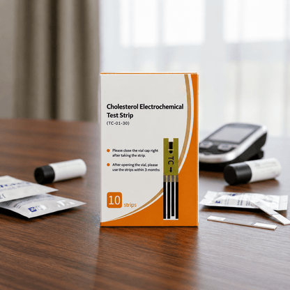 Cholesterol & Glucose Test Kit — Home Monitor