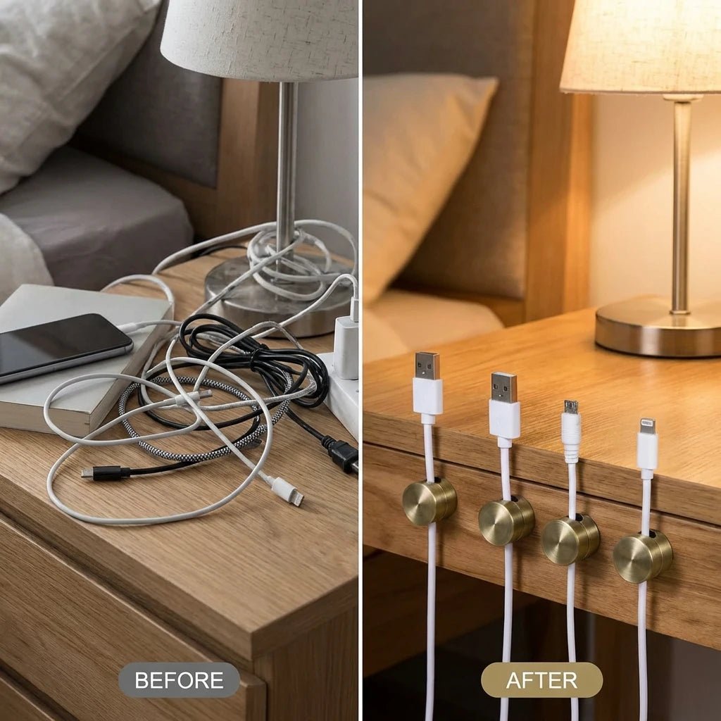 Aluminum Cable Anchor Clips — Adjustable Holder