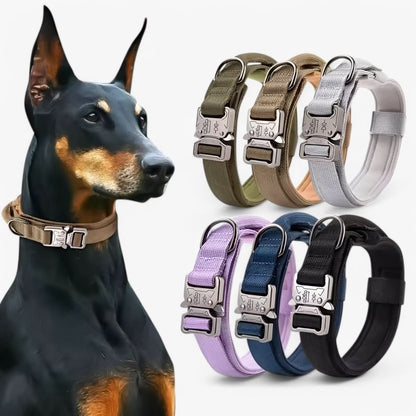 Tactical Nylon Dog Collar — Adjustable & Durable
