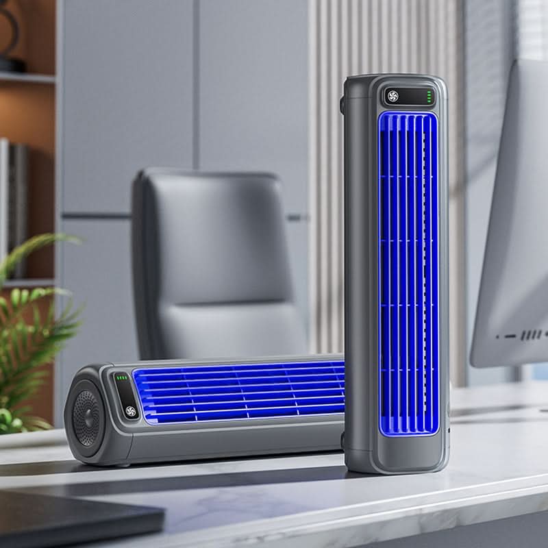 Portable Bladeless Cooling Fan — Rechargeable & Cordless