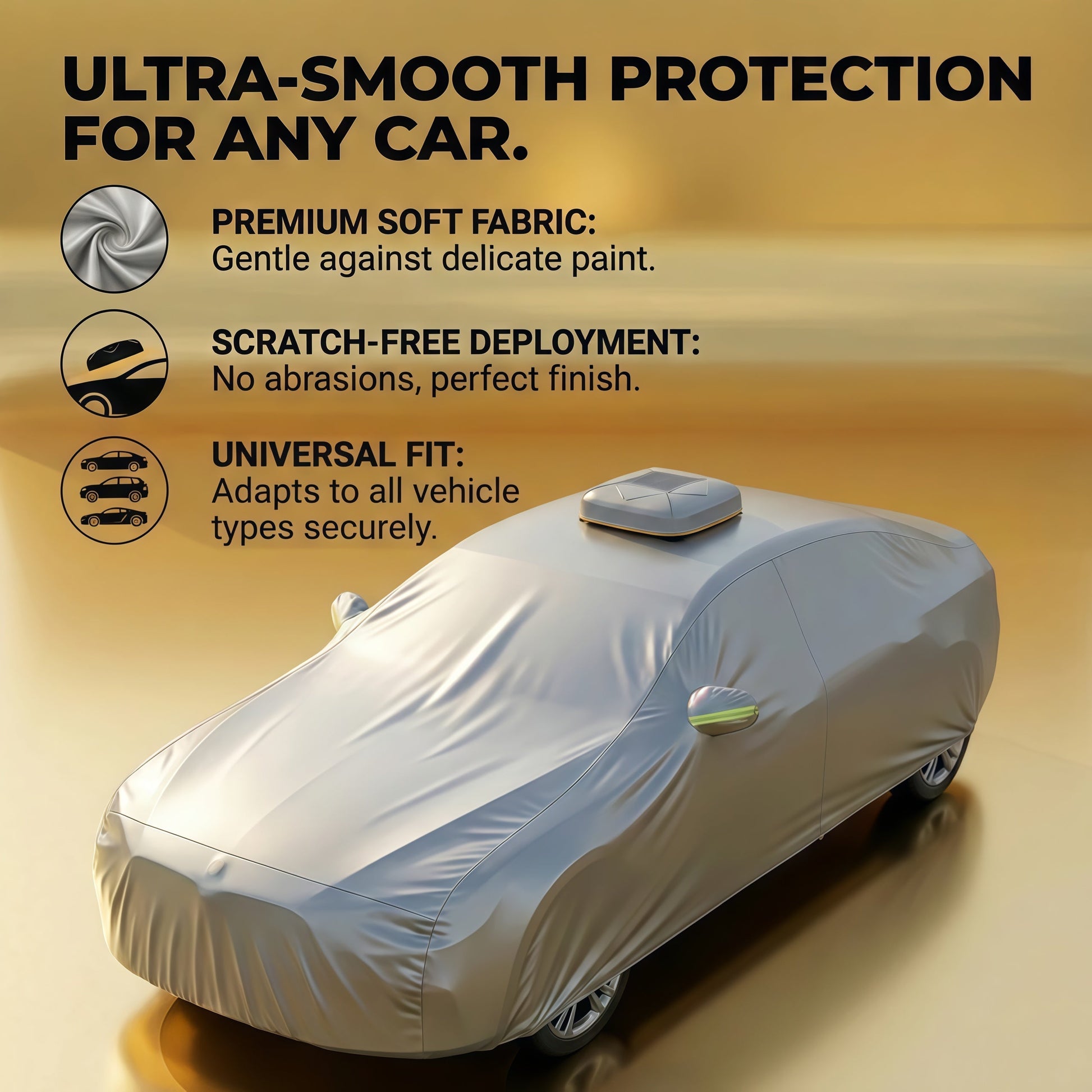 Automatic Waterproof Car Cover — Universal Full Protection