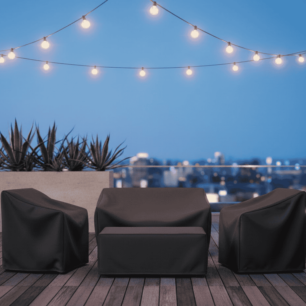 Waterproof Polyester Outdoor Table Cover