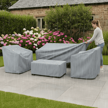 Waterproof Polyester Outdoor Table Cover