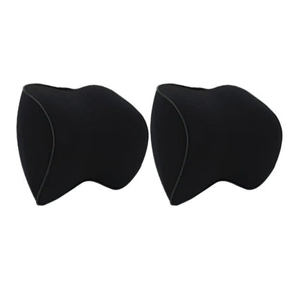 Memory Foam Car Neck Pillows — Ergonomic Set of 2