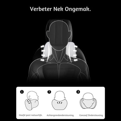 Memory Foam Car Neck Pillows — Ergonomic Set of 2