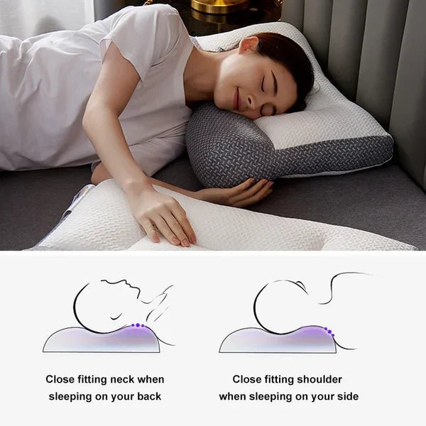Ergonomic Memory Foam Cervical Pillow for Better Sleep