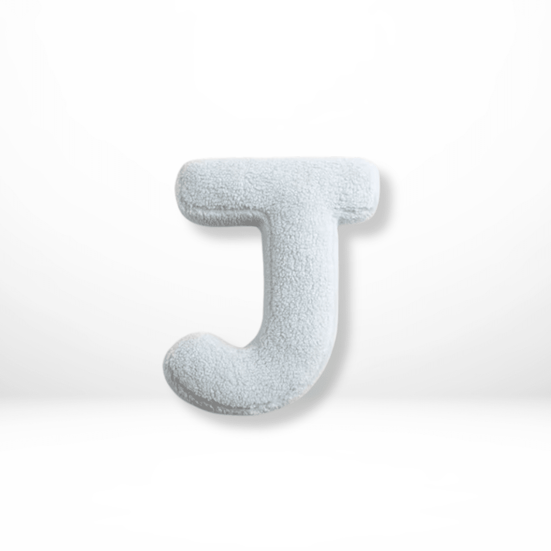 Personalized Velvet Alphabet Pillow for Sofa & Bed