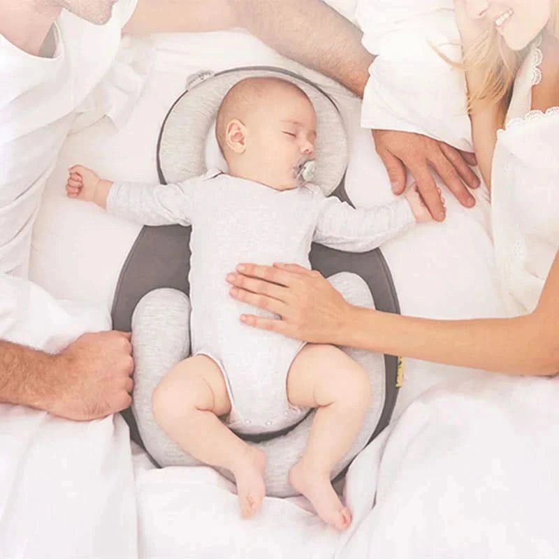 Ergonomic Baby Pillow — Safe Back-Sleep Head Support