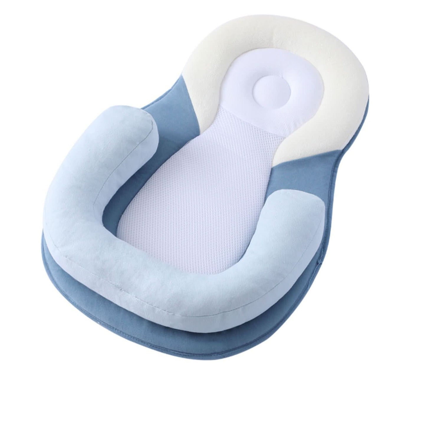 Ergonomic Baby Pillow — Safe Back-Sleep Head Support