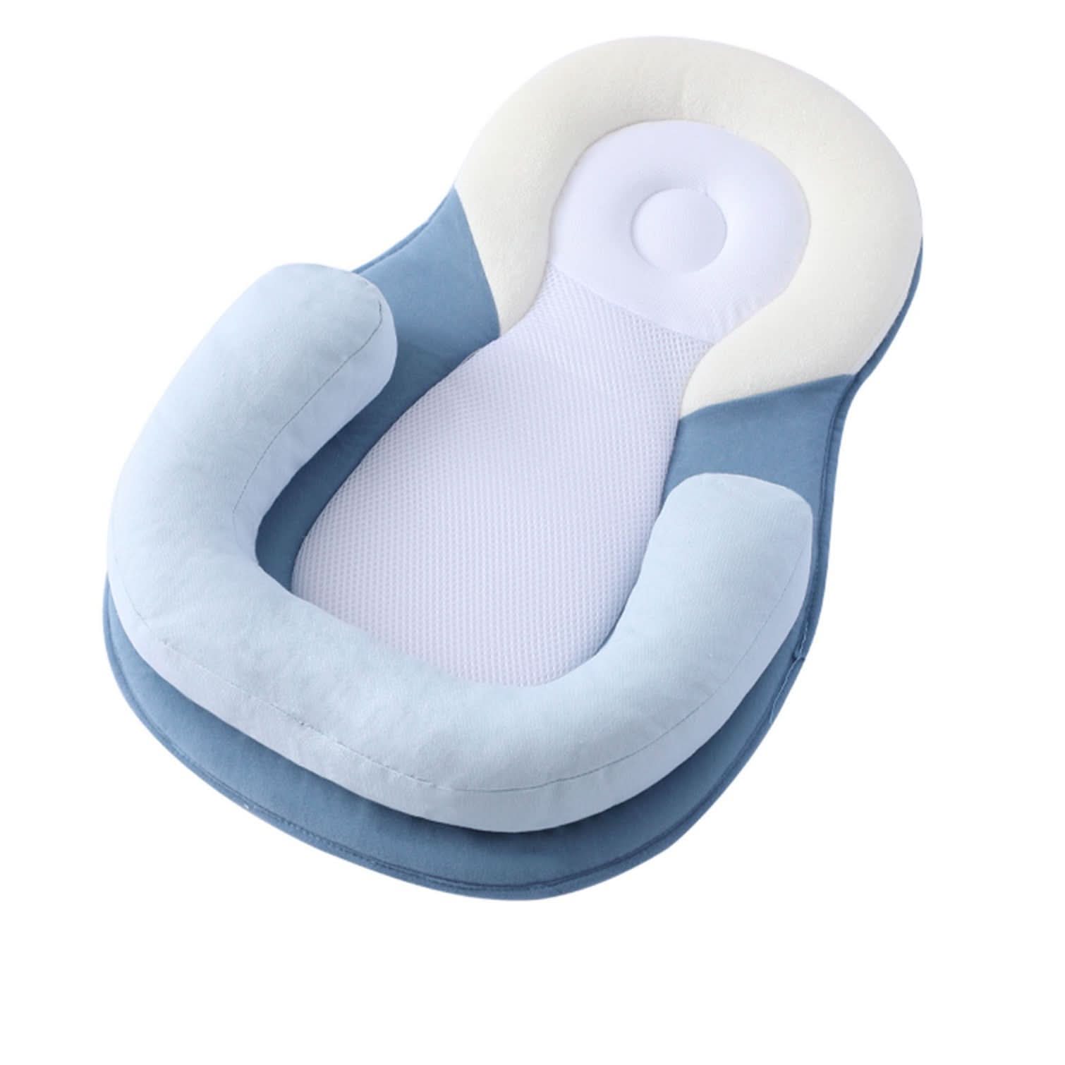 Ergonomic Baby Pillow — Safe Back-Sleep Head Support