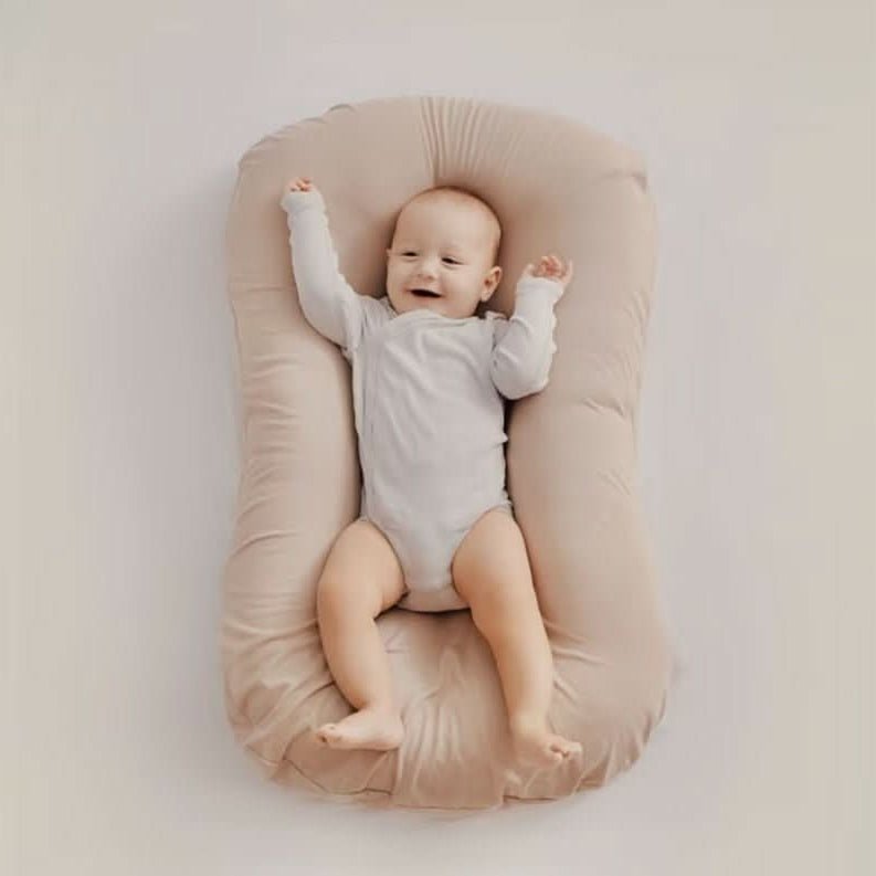 Soft Breathable Baby Pillow for Flat-Head Support