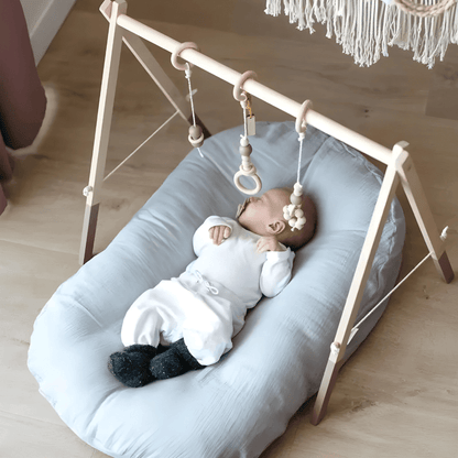 Soft Breathable Baby Pillow for Flat-Head Support