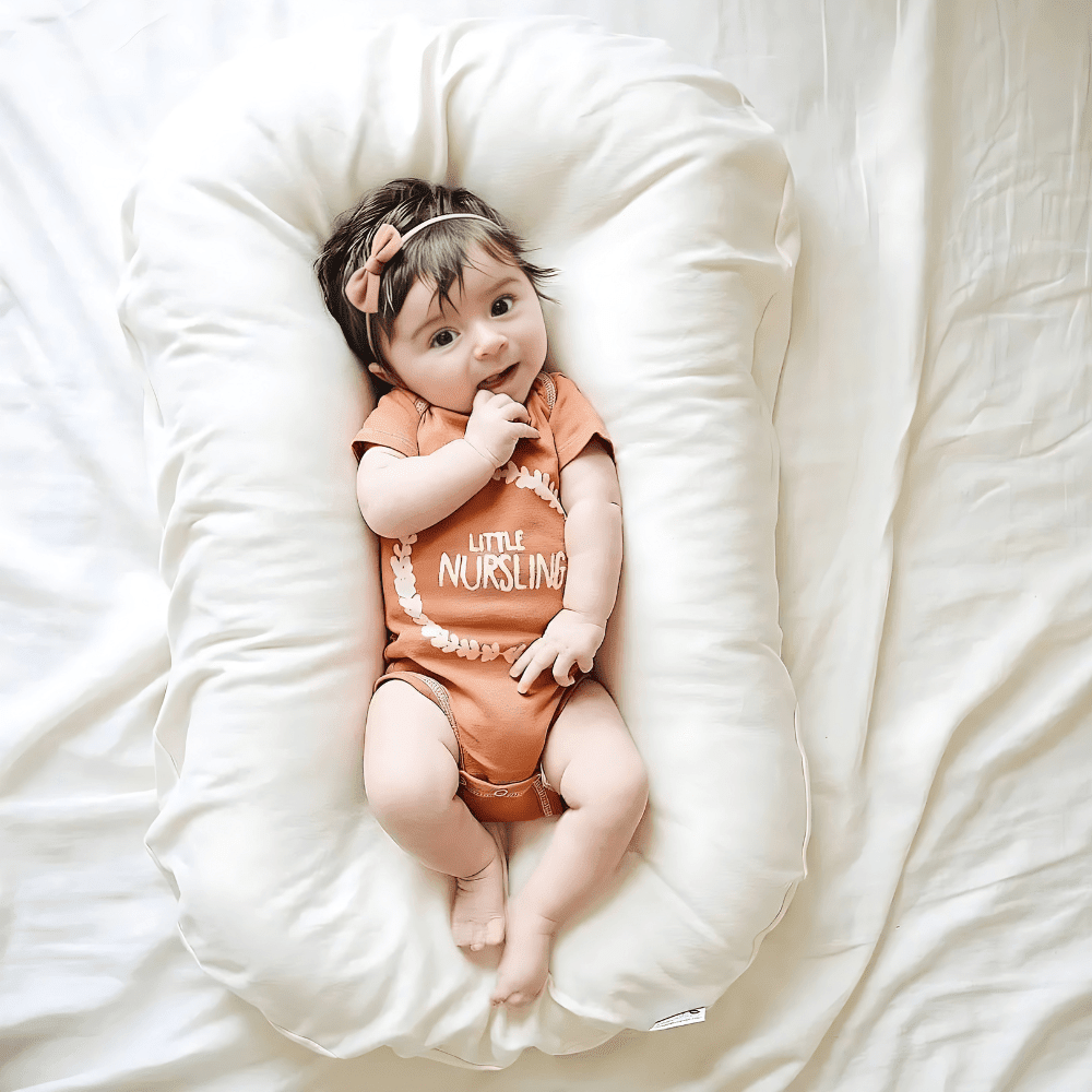 Soft Breathable Baby Pillow for Flat-Head Support