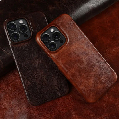 Genuine Leather iPhone Case — Handmade & Durable