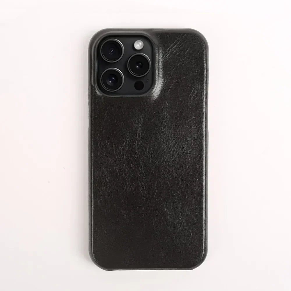 Genuine Leather iPhone Case — Handmade & Durable
