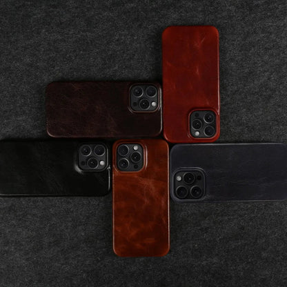 Genuine Leather iPhone Case — Handmade & Durable