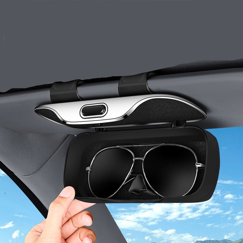 Car Sunglasses Case — Non-Slip Visor Clip