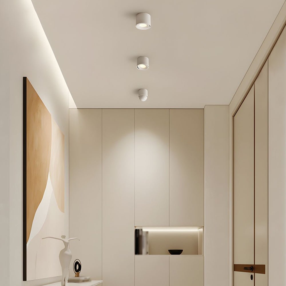 Aluminum Recessed LED Spotlights — Minimalist Ceiling