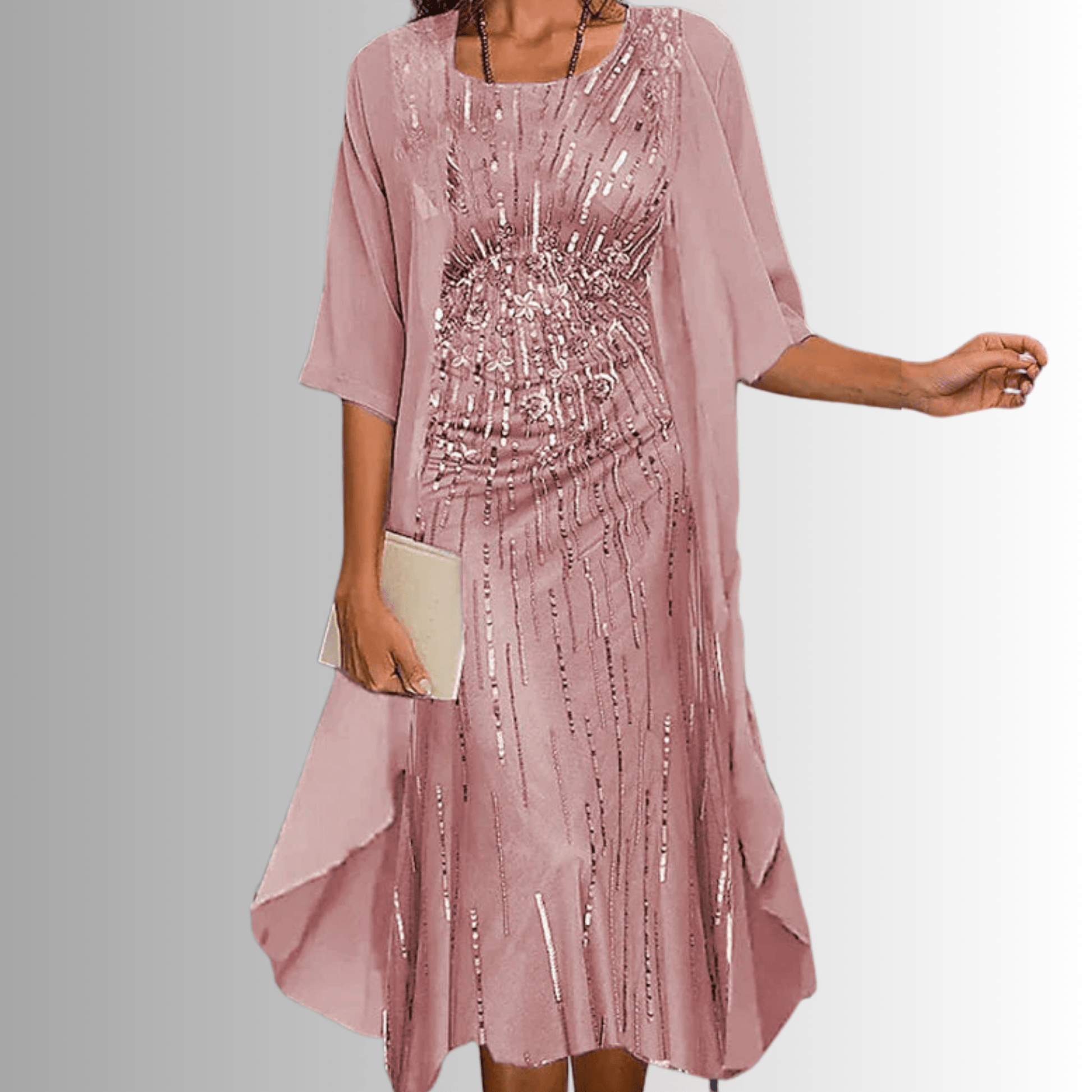 Two-Piece Summer Set — Blouse and Flowy Dress