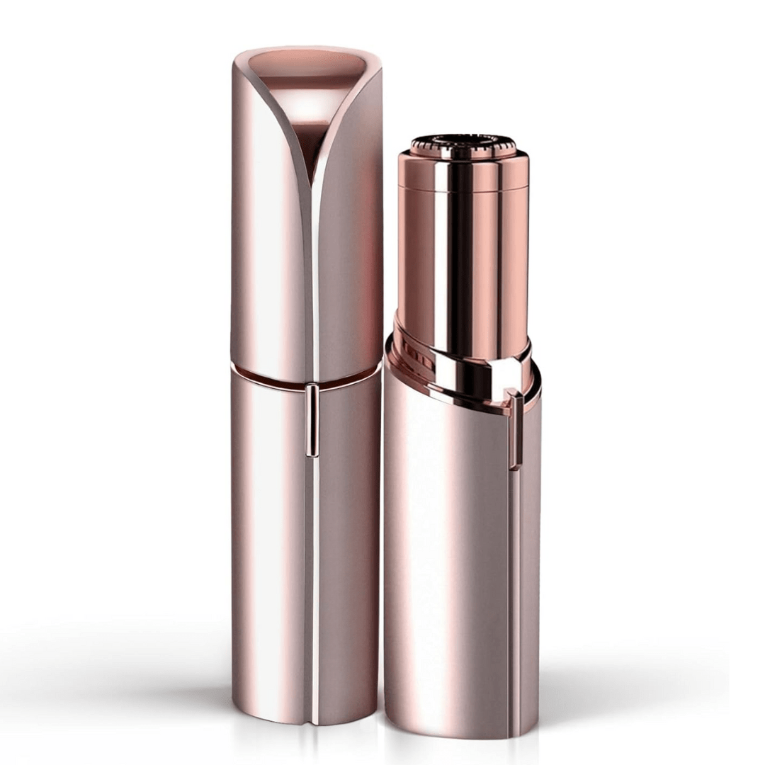 Painless Electric Facial Hair Remover — Compact & Precise