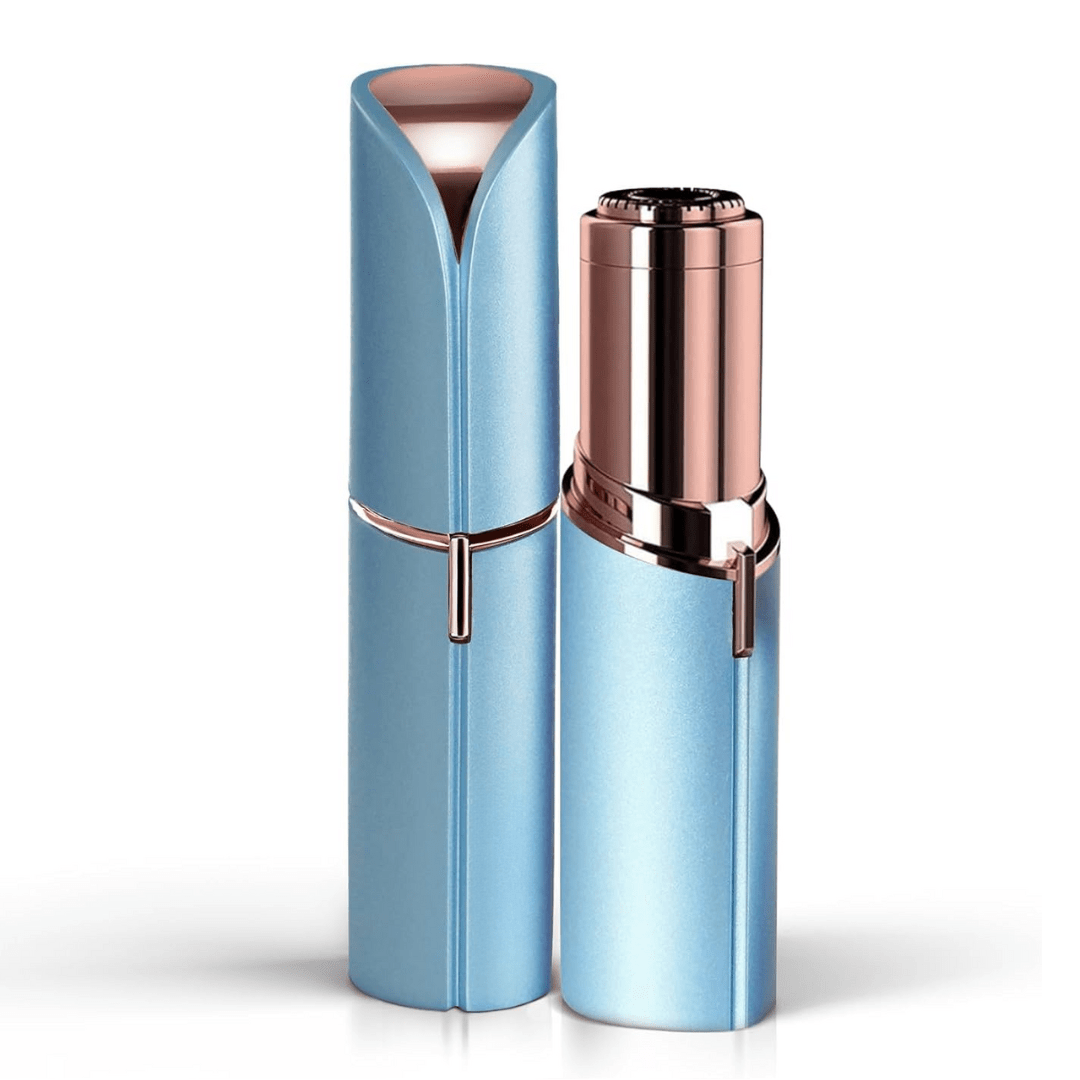 Painless Electric Facial Hair Remover — Compact & Precise
