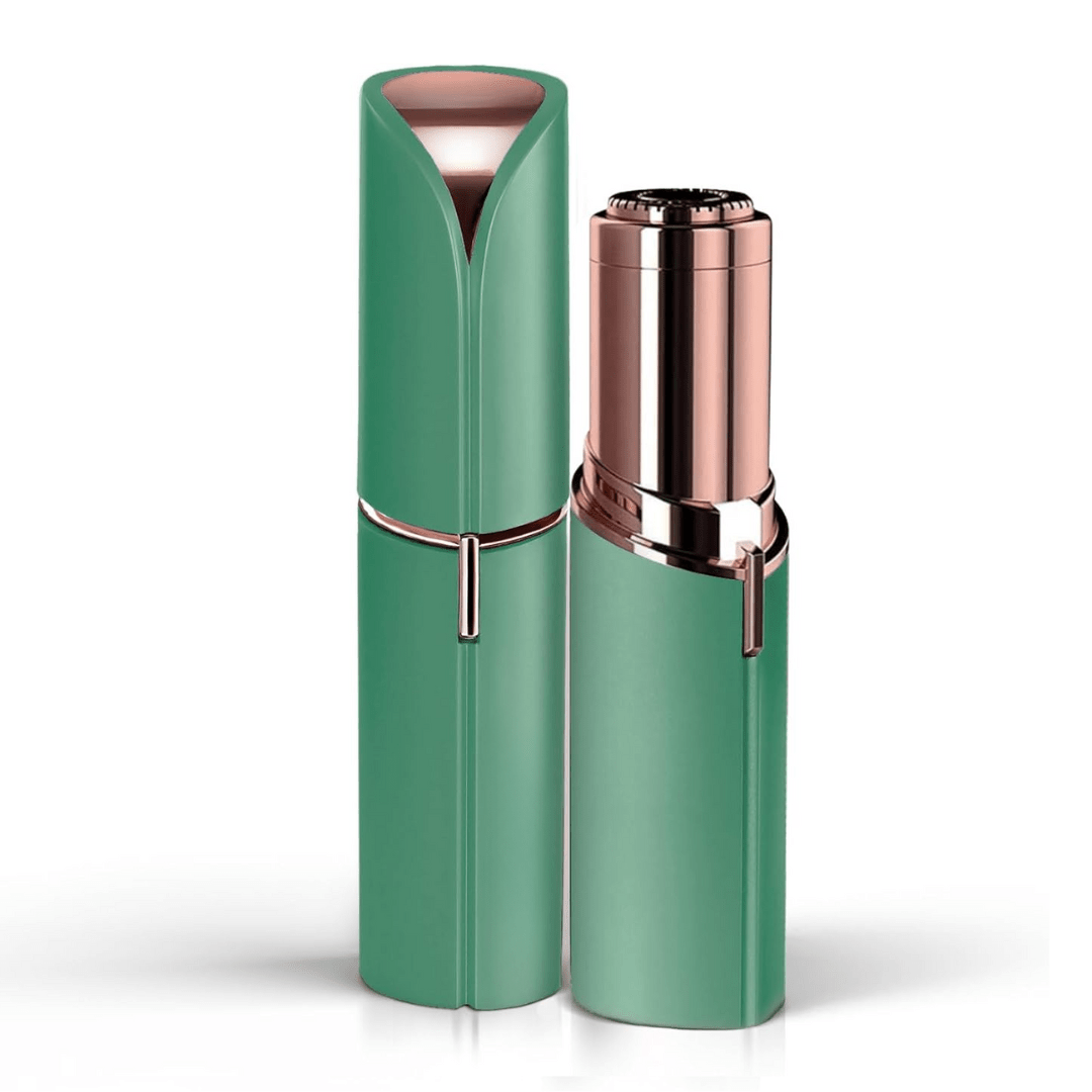 Painless Electric Facial Hair Remover — Compact & Precise