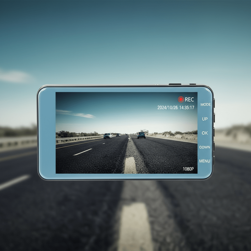 Dual 1080p Dash Cam — Front & Rear, 170° IPS Display