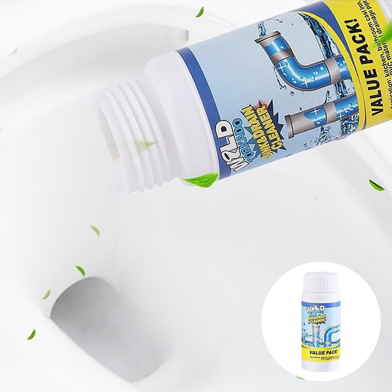 Drain Cleaner Powder — Unclog Pipes and Stop Odors