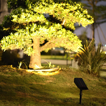Solar LED Spotlight — Waterproof Multi-Zoom Garden