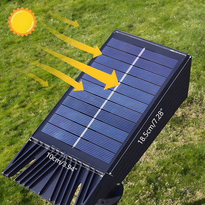 Solar LED Spotlight — Waterproof Multi-Zoom Garden