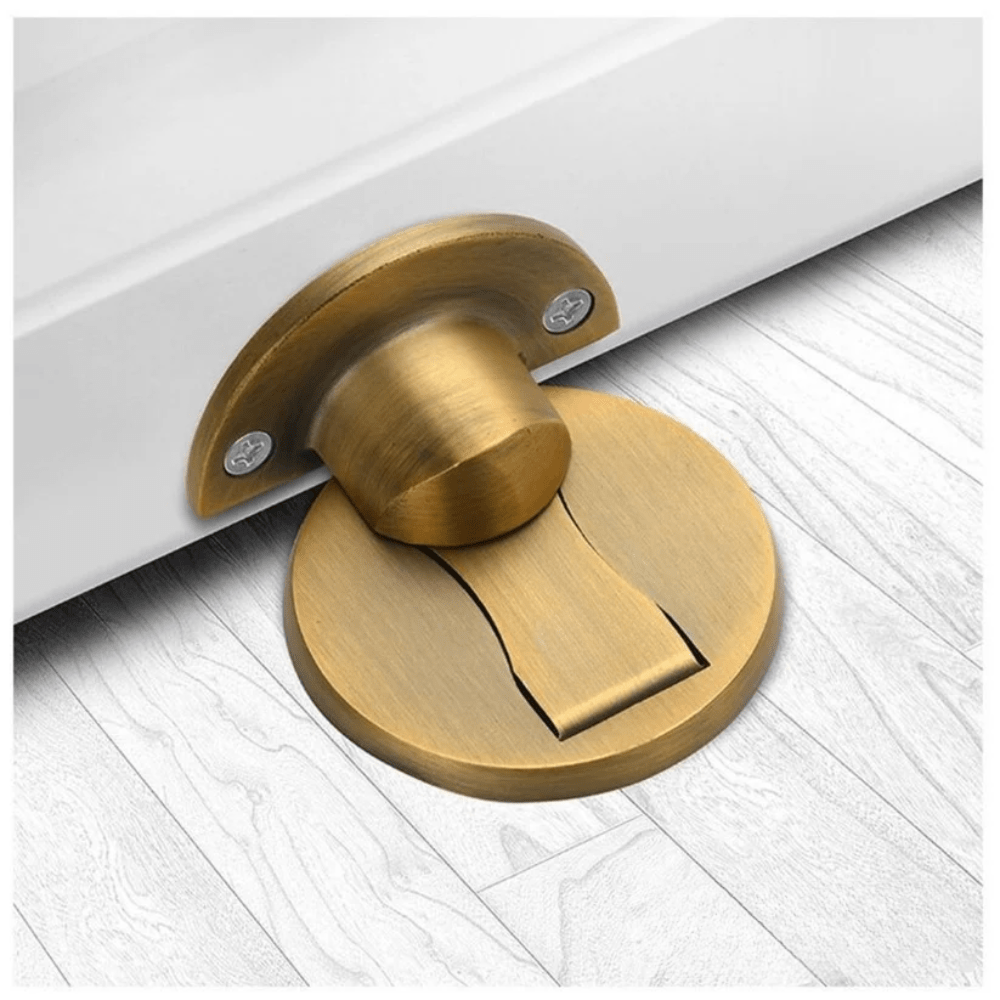 Magnetic Door Stop — Stainless Steel, Easy Install
