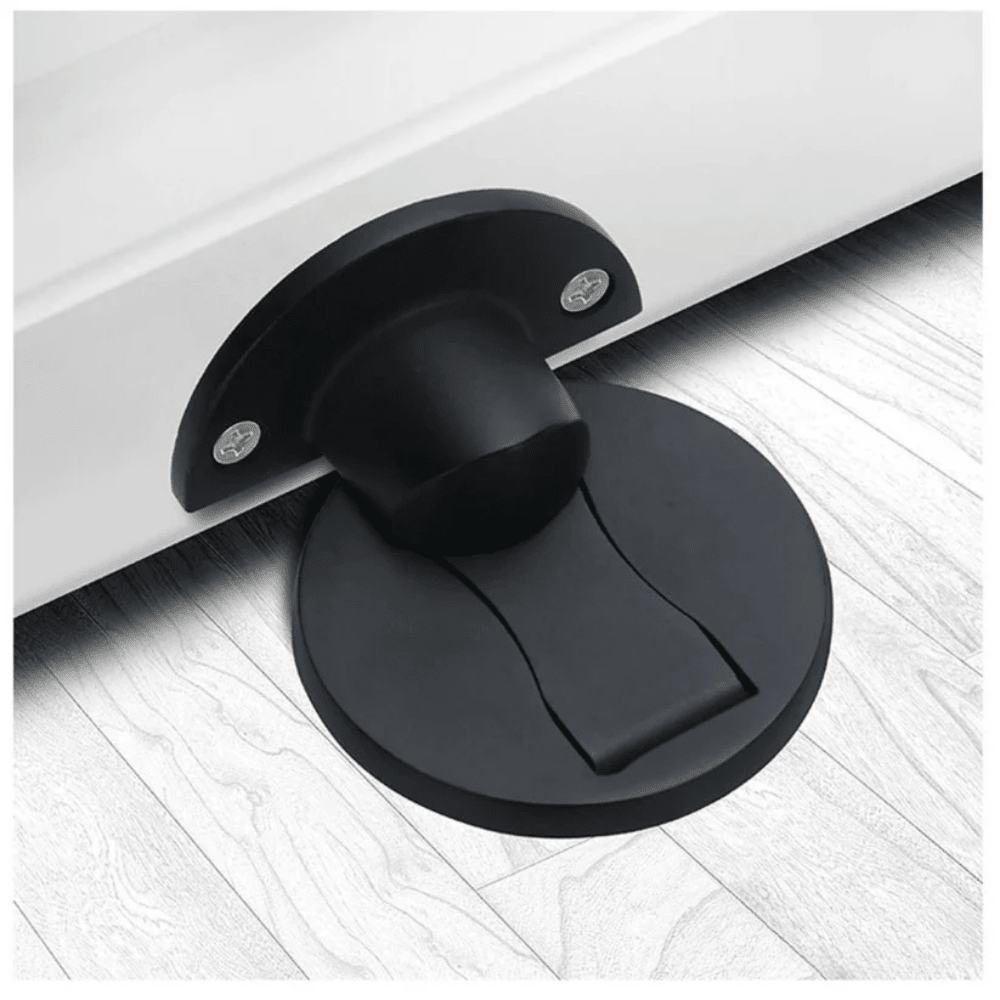 Magnetic Door Stop — Stainless Steel, Easy Install