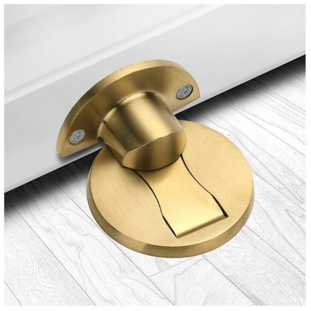 Magnetic Door Stop — Stainless Steel, Easy Install