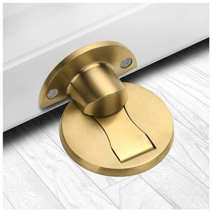 Magnetic Door Stop — Stainless Steel, Easy Install