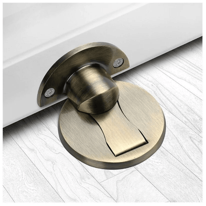 Magnetic Door Stop — Stainless Steel, Easy Install