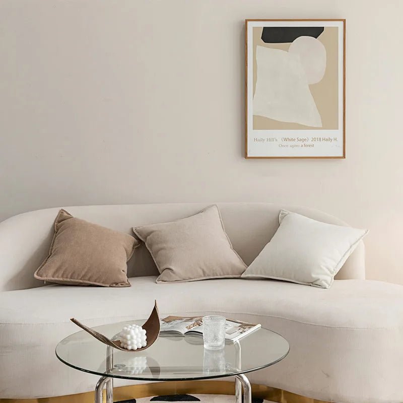 Chenille Cushion Cover — Soft, Machine Washable Decor