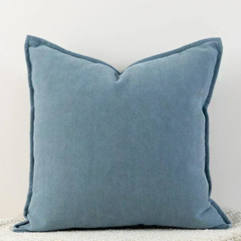 Chenille Cushion Cover — Soft, Machine Washable Decor