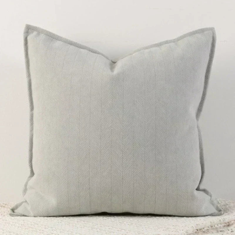 Chenille Cushion Cover — Soft, Machine Washable Decor