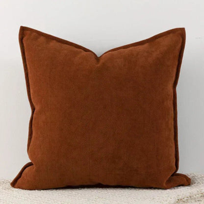 Chenille Cushion Cover — Soft, Machine Washable Decor