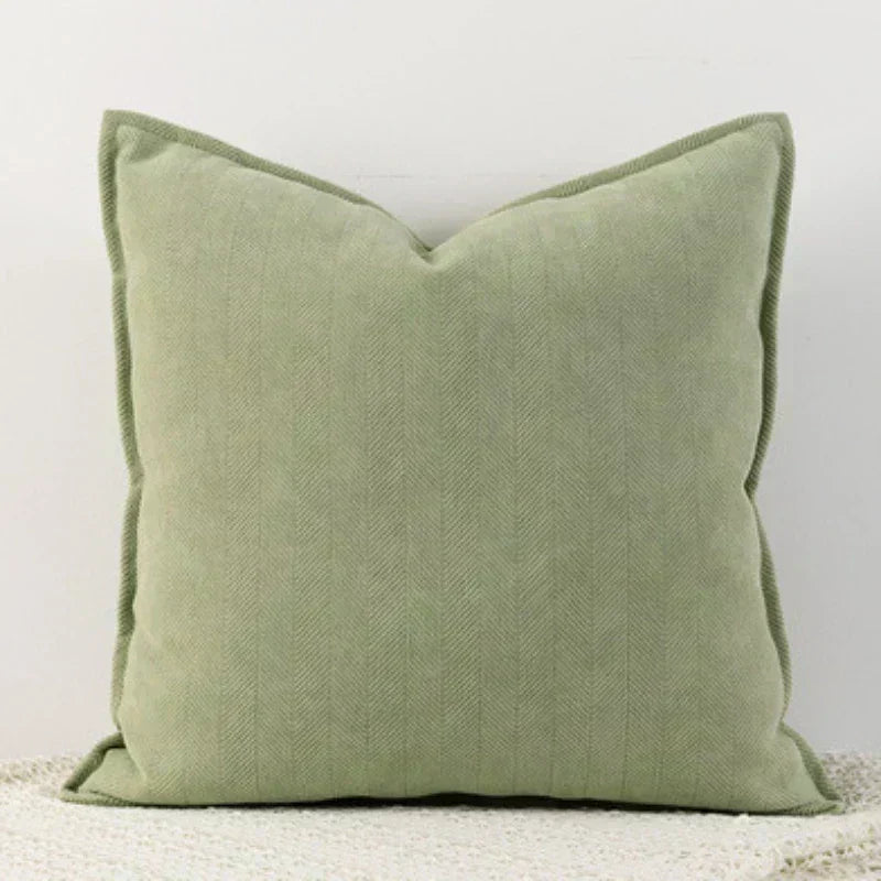 Chenille Cushion Cover — Soft, Machine Washable Decor