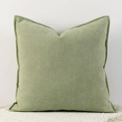 Chenille Cushion Cover — Soft, Machine Washable Decor